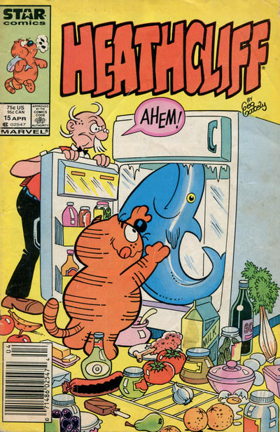 Cover for Heathcliff (Marvel, 1985 series) #15 [Newsstand]