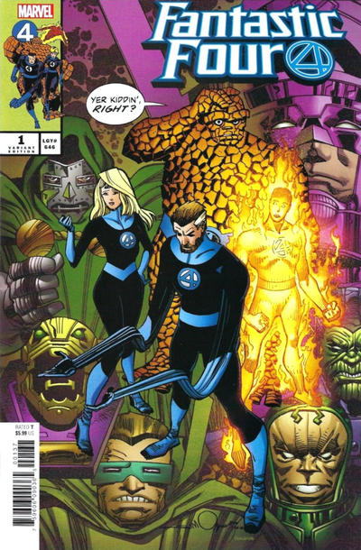 Cover for Fantastic Four (Marvel, 2018 series) #1 [Walter Simonson]