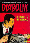Cover for Diabolik (Astorina, 1962 series) #v7#16