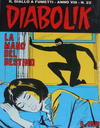 Cover for Diabolik (Astorina, 1962 series) #v8#22