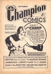 Cover for Champion Comics (Worth Carnahan, 1939 series) #1