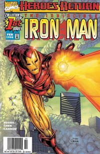 Cover Thumbnail for Iron Man (Marvel, 1998 series) #1 [Newsstand]