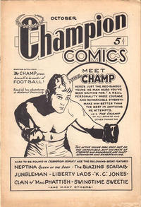 Cover Thumbnail for Champion Comics (Worth Carnahan, 1939 series) #1
