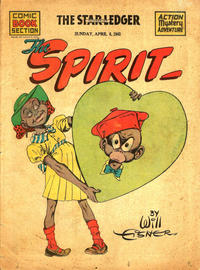 Cover for The Spirit (Register and Tribune Syndicate, 1940 series) #4/6/1941 [Newark NJ Edition]