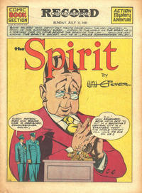 Cover Thumbnail for The Spirit (Register and Tribune Syndicate, 1940 series) #7/13/1941 [Philadelphia Record Edition]