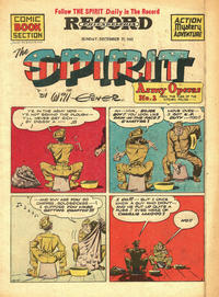 Cover for The Spirit (Register and Tribune Syndicate, 1940 series) #12/21/1941 [Philadelphia Record Edition]