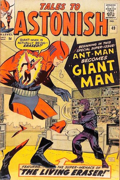 Cover for Tales to Astonish (Marvel, 1959 series) #49 [British]