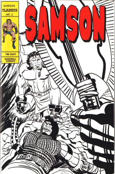 Cover for Samson Classics (Windmill Comics, 2017 series) #2 [Zwart/Wit]