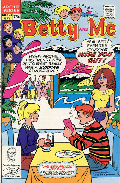 Cover for Betty and Me (Archie, 1965 series) #174 [Direct]