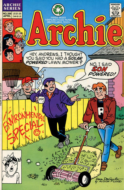 Cover for Archie (Archie, 1959 series) #398 [Direct]