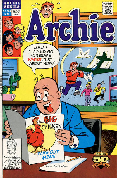 Cover for Archie (Archie, 1959 series) #387 [Direct]