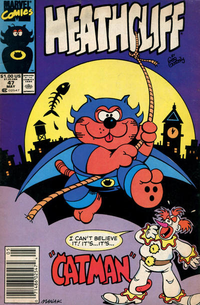 Cover for Heathcliff (Marvel, 1985 series) #47 [Newsstand]