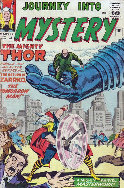 Cover for Journey into Mystery (Marvel, 1952 series) #101 [British]