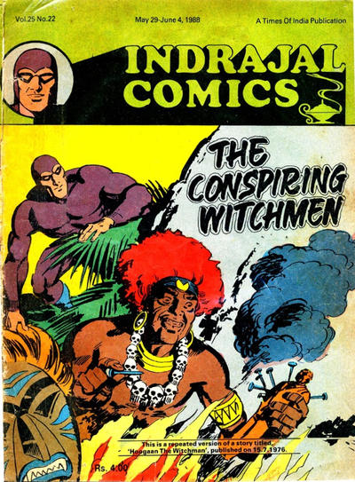 Cover for Indrajal Comics (Bennett, Coleman & Co., 1964 series) #v25#22