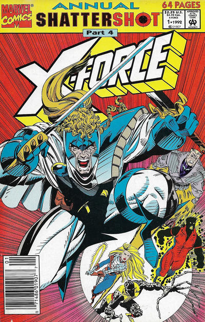 Cover for X-Force Annual (Marvel, 1992 series) #1 [Newsstand]