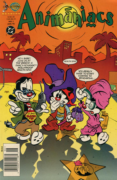 Cover for Animaniacs (DC, 1995 series) #2 [Newsstand]