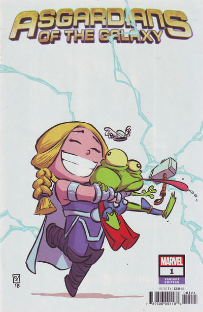 Cover for Asgardians of the Galaxy (Marvel, 2018 series) #1 [Skottie Young]