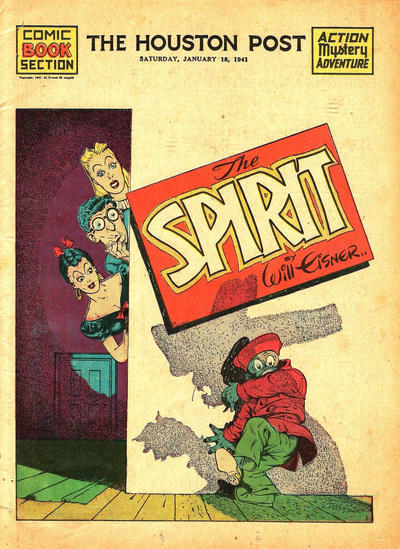 Cover for The Spirit (Register and Tribune Syndicate, 1940 series) #1/19/1941 [Houston Post Edition]