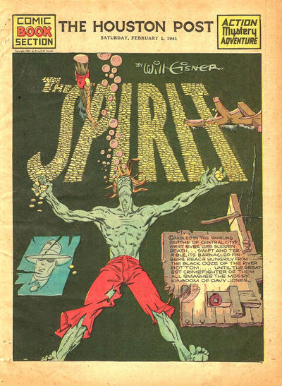 Cover for The Spirit (Register and Tribune Syndicate, 1940 series) #2/2/1941 [Houston Post Edition]