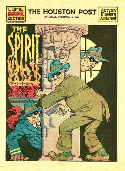Cover for The Spirit (Register and Tribune Syndicate, 1940 series) #2/9/1941 [Houston Post Edition]