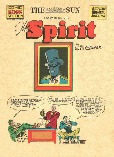 Cover for The Spirit (Register and Tribune Syndicate, 1940 series) #3/16/1941 [Baltimore Sun Edition]