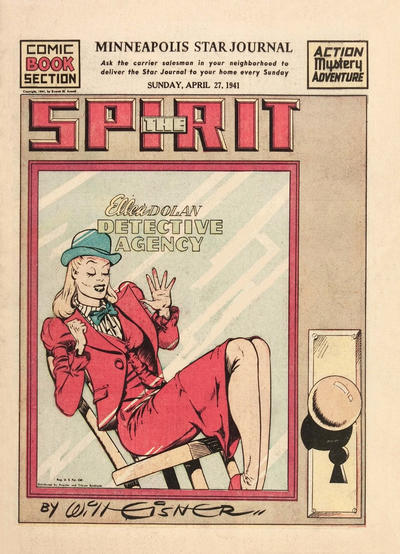 Cover for The Spirit (Register and Tribune Syndicate, 1940 series) #4/27/1941 [Minneapolis Star Journal Edition]