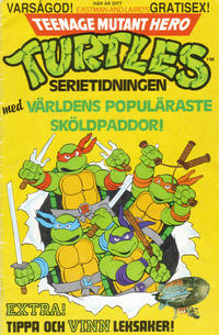 Cover Thumbnail for Teenage Mutant Hero Turtles gratistidning (Atlantic Förlags AB; Pandora Press, 1990 series) 