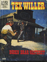 Cover for Tex Willer (Semic, 1977 series) #4/1979 - Döden drar västerut