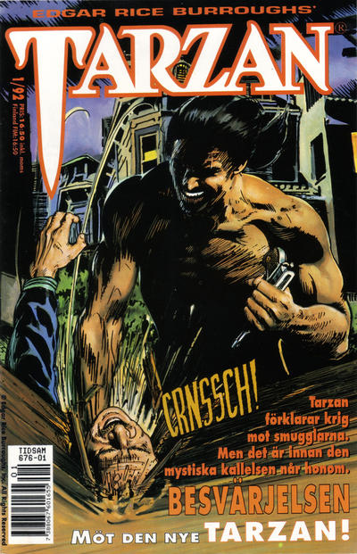 Cover for Tarzan (Semic, 1992 series) #1/1992