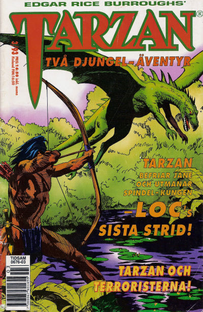 Cover for Tarzan (Semic, 1992 series) #3/1993