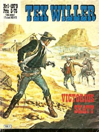 Cover for Tex Willer (Semic, 1977 series) #1/1979 - Victorios skatt