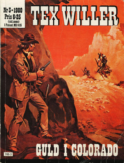 Cover for Tex Willer (Semic, 1977 series) #3/1980 - Guld i Colorado