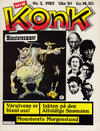 Cover for Konk (Bladkompaniet / Schibsted, 1977 series) #3/1985