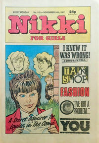 Cover Thumbnail for Nikki for Girls (D.C. Thomson, 1985 series) #143