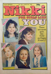 Cover Thumbnail for Nikki for Girls (D.C. Thomson, 1985 series) #123