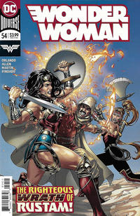 Cover Thumbnail for Wonder Woman (DC, 2016 series) #54 [David Yardin Cover]