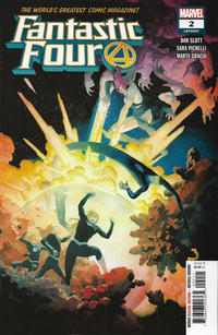 Cover Thumbnail for Fantastic Four (Marvel, 2018 series) #2 (647) [Esad Ribić]