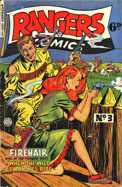 Cover for Rangers Comics (H. John Edwards, 1950 ? series) #3