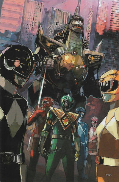 Cover for Mighty Morphin Power Rangers (Boom! Studios, 2016 series) #4 [Peter Nguyen Virgin Art Variant]