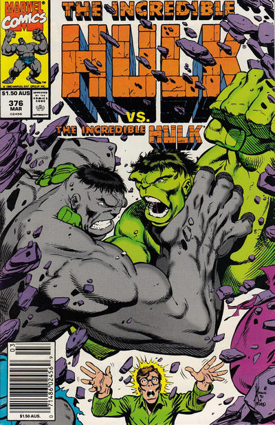 Cover for The Incredible Hulk (Marvel, 1968 series) #376 [Australian]
