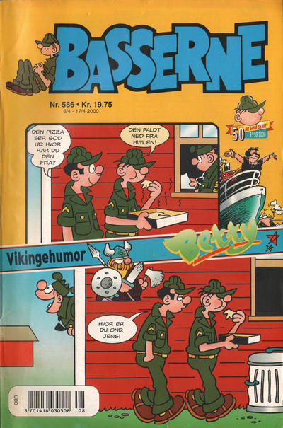 Cover for Basserne (Egmont, 1997 series) #586