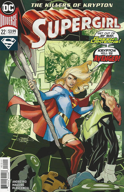 Cover for Supergirl (DC, 2016 series) #22