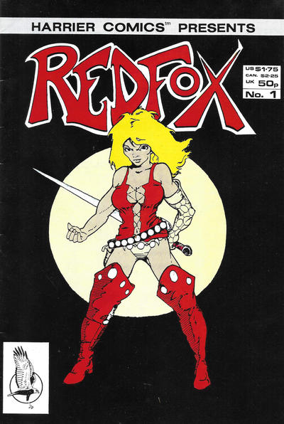 Cover for Redfox (Harrier, 1986 series) #1 [2nd Printing]