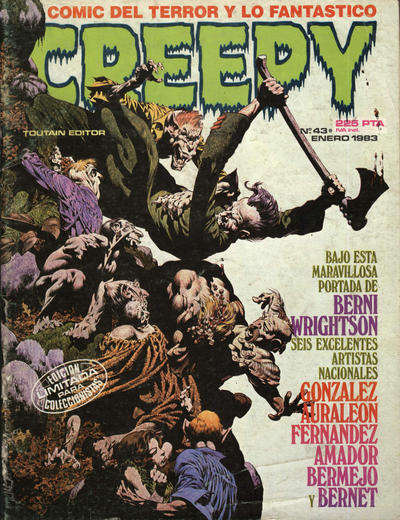 Cover for Creepy (Toutain Editor, 1979 series) #43 ["Edición limitada para coleccionistas"]
