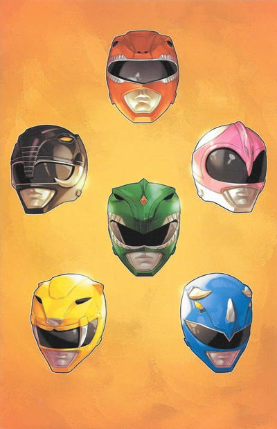 Cover for Mighty Morphin Power Rangers (Boom! Studios, 2016 series) #19 [New York Comic Con Exclusive Variant - Jamal Campbell Gold Edition]