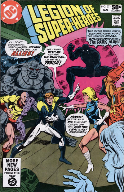 Cover for The Legion of Super-Heroes (DC, 1980 series) #271 [Direct]