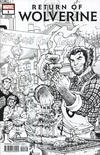Cover Thumbnail for Return of Wolverine (2018 series) #1 [Todd Nauck Party Black and White]