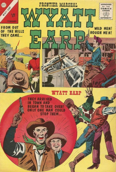 Cover for Wyatt Earp, Frontier Marshal (Charlton, 1956 series) #46 [British]