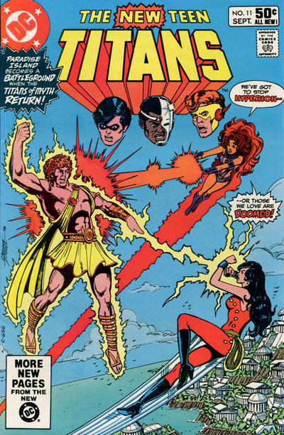 Cover for The New Teen Titans (DC, 1980 series) #11 [Direct]