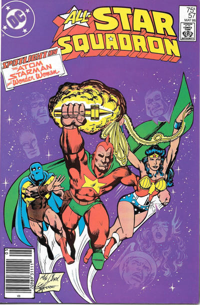 Cover for All-Star Squadron (DC, 1981 series) #57 [Newsstand]